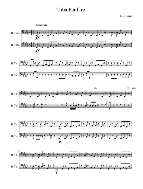 Tuba Fanfare