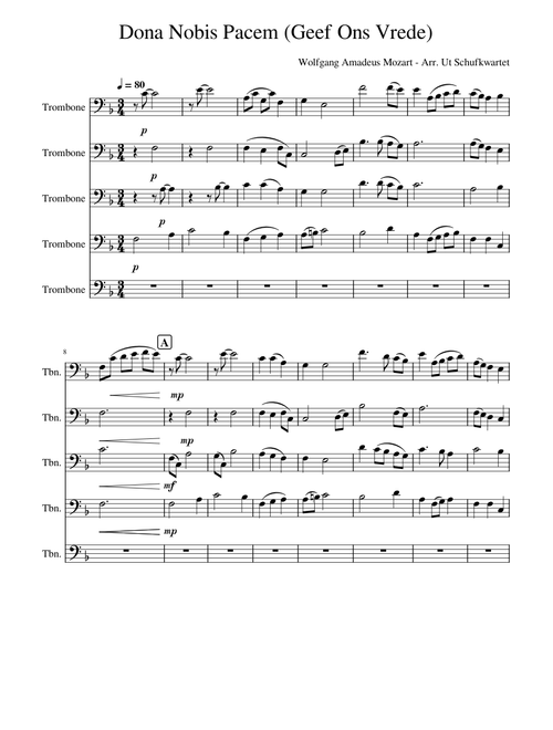 Dona nobis pacem – Wolfgang Amadeus Mozart
