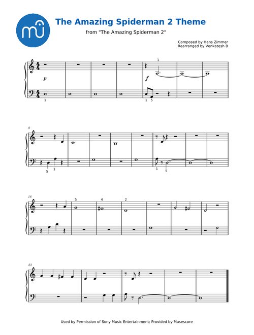 The Amazing Spiderman 2 Theme – Hans Zimmer - Whitehatjr