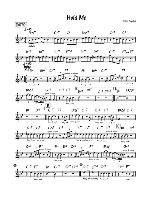 Hold Me - Dennis Angellis