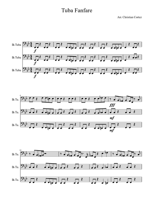 Tuba Fanfare