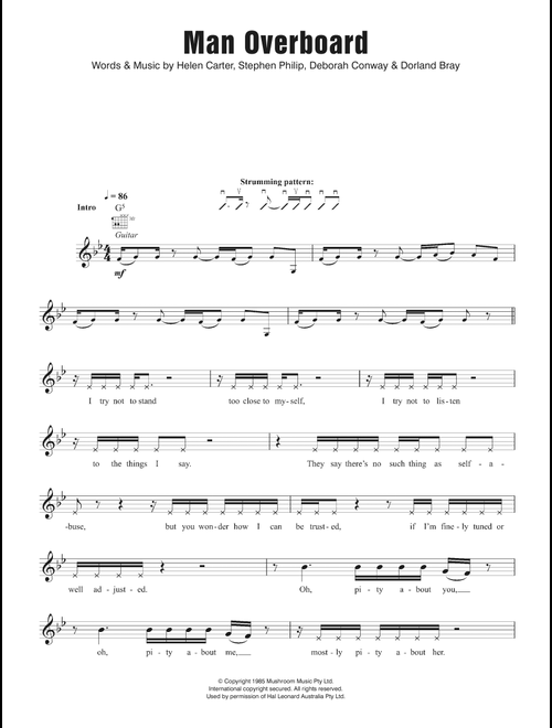 Man Overboard - Do-Re-Mi (Lead Sheet - Fake Book)