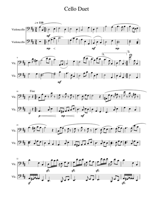 Cello Duet