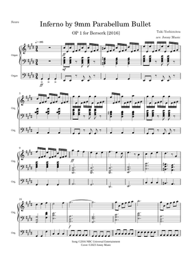 Free 9mm Parabellum Bullet sheet music | Download PDF or print on