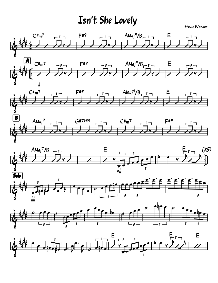 Isnt She Lovely Guitarra 1 Para Pros Piano Tutorial isnt-she-lovely-guitarra-1-para-pros-piano-tutorial
