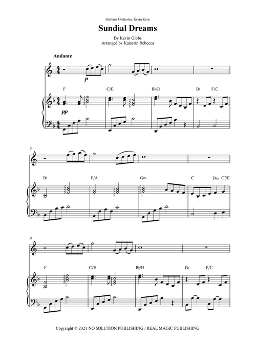 Sundial Dreams (Arr. Kaiserin Rebecca) - Kevin Kern (English Horn and Piano)