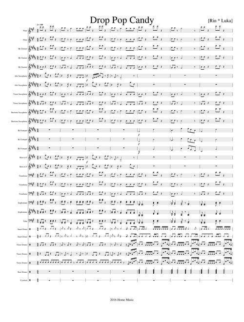 Drop Pop Candy for Marching Band [WIP (updated a bit)]