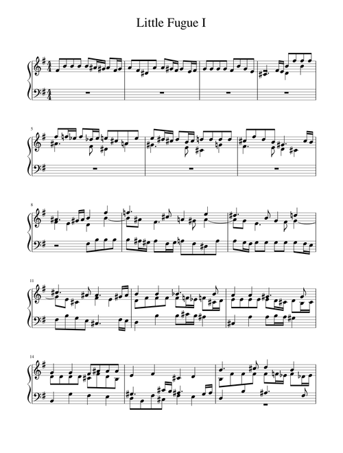 Little Fugue I