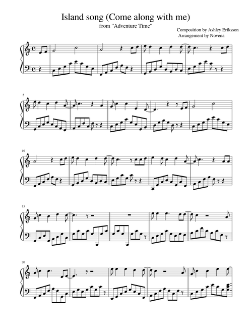Island song (Come along with me)