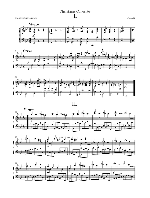 Corelli — Christmas Concerto
