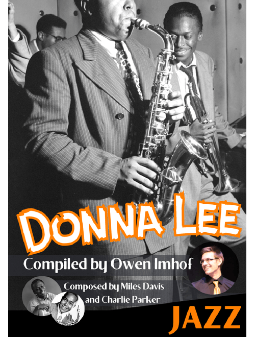 Donna Lee chord study in Eb with Parker solo transcription