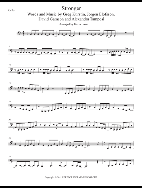 What Doesn't Kill You (Arr. Kevin Busse) - Kelly Clarkson (Cello Solo)