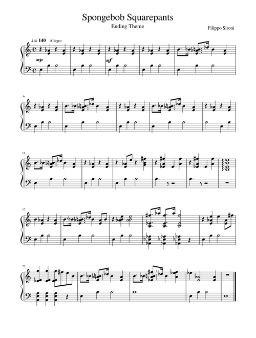 Spongebob - Ending Theme
