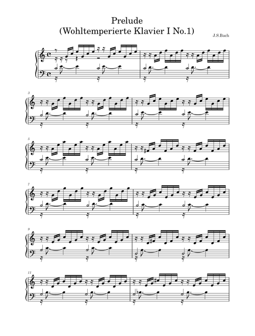 Prelude – Johann Sebastian Bach