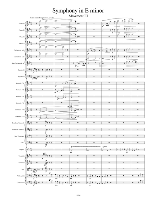 Beach Symphony in E minor (Gaelic) Mvt 3