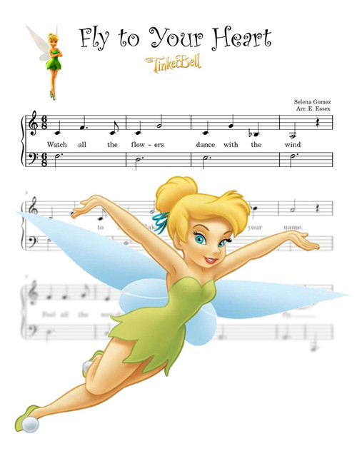 Fly To Your Heart (Arr. Elizabeth Essex) - Selena Gomez (Easy Piano)