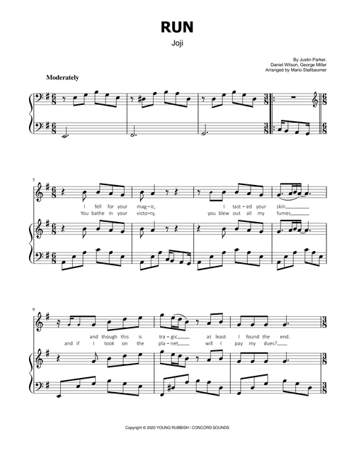 Joji-run (Arr. Mario Stallbaumer) (Piano Vocal)