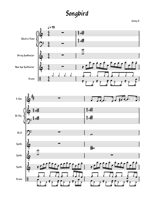 Songbird- Kenny G