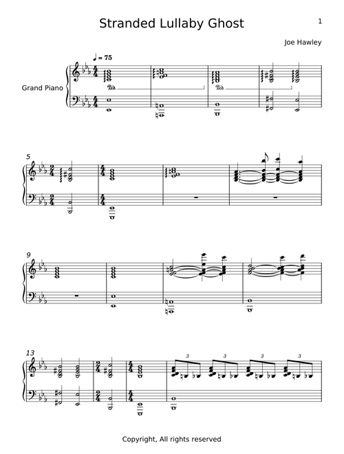 Stranded Lullaby Ghost - Joe Hawley