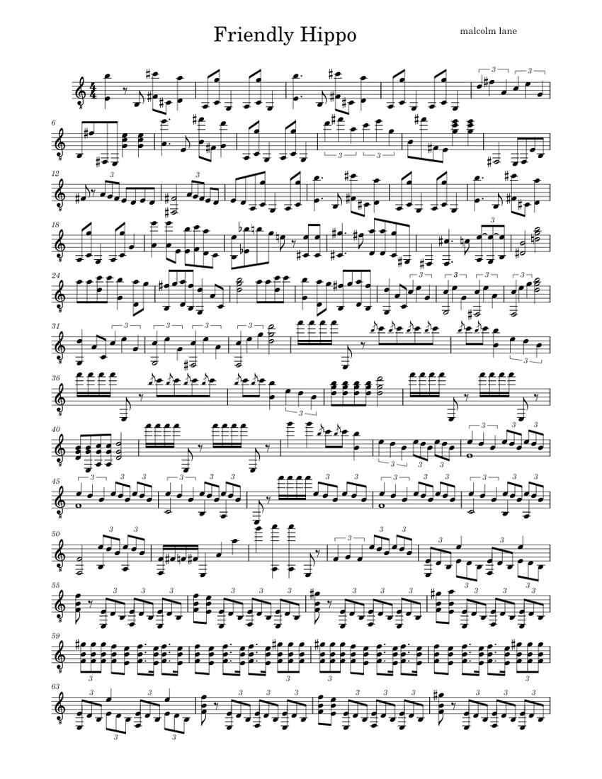 Friendly Hippo Piano Tutorial Friendly Hippo Piano Tutorial