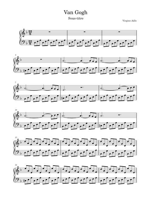 Van Gogh piano