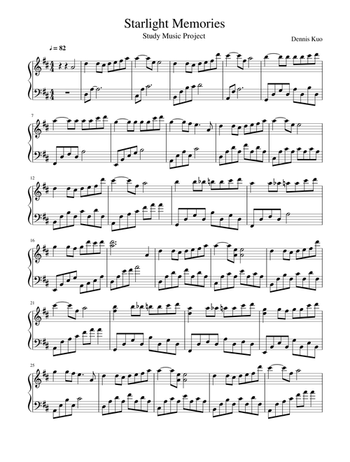 Starlight Memories – Dennis Kuo