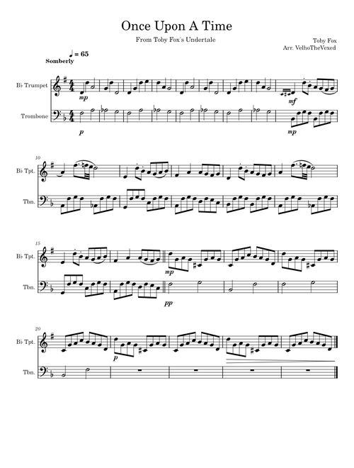 Once Upon A Time – Toby Fox