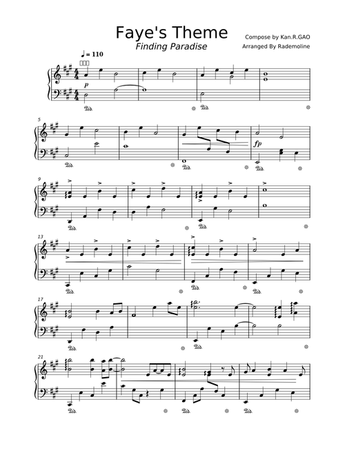 Faye's Theme – Kan R. Gao