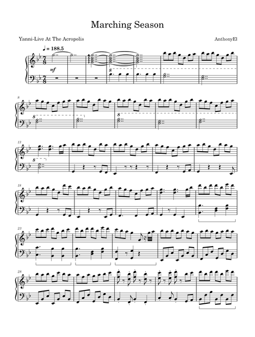 Yanni - Marching Season – Live At The Acropolis
