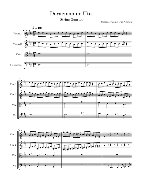 Doraemon no Uta String Quartet