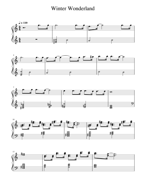Winter wonderland – Nat King Cole