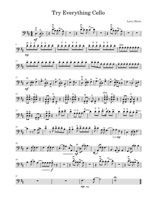 Try Everything Cello