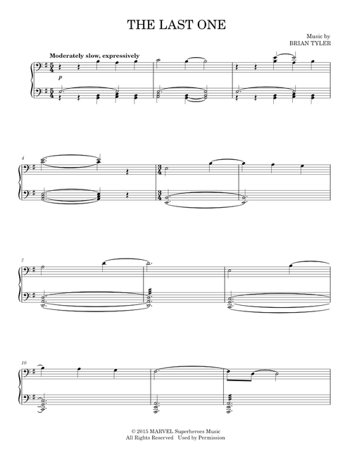 The Last One - Brian Theodore Tyler (Piano Solo)