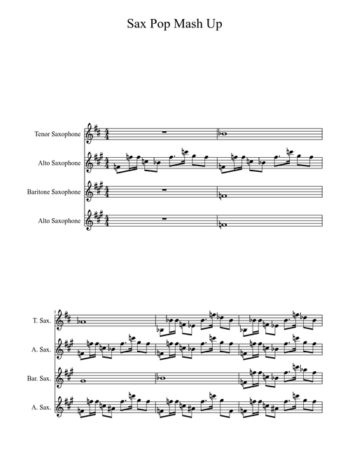 Sax Pop Mash Up