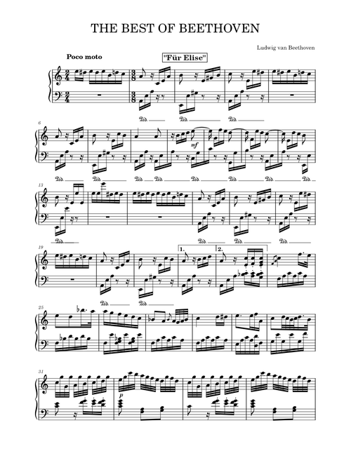 THE BEST OF BEETHOVEN
