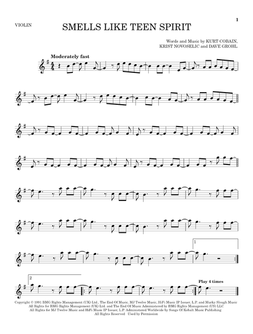 Smells Like Teen Spirit - Nirvana (Violin Solo)
