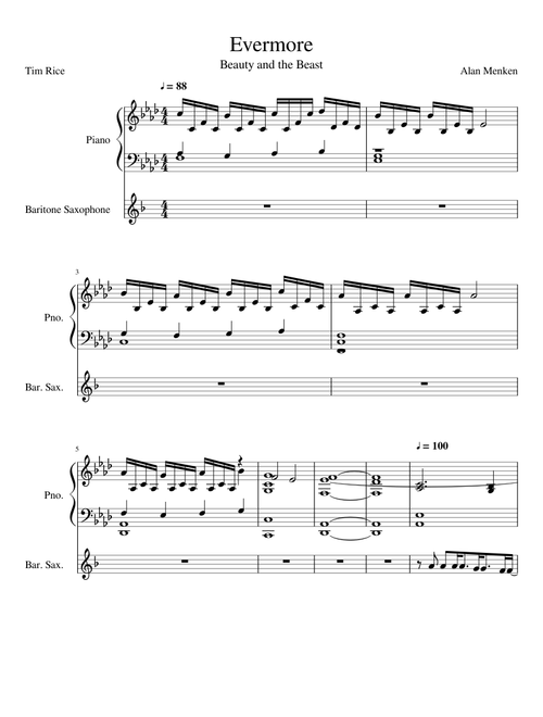 Evermore Bari and Piano Duet
