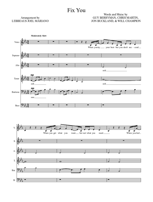"Fix You" by Coldplay