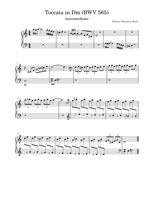 Toccata in Dm (BWV_565) - Johann Sebastian Bach