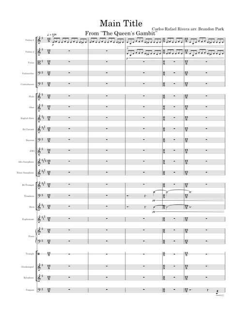 Main Title - The Queen's Gambit – Carlos rafael Rivera | Orchestral Arrangement