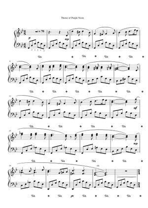 Plein Soleil (2600 Follower SP) - Nino Rota Sheet Music for Piano
