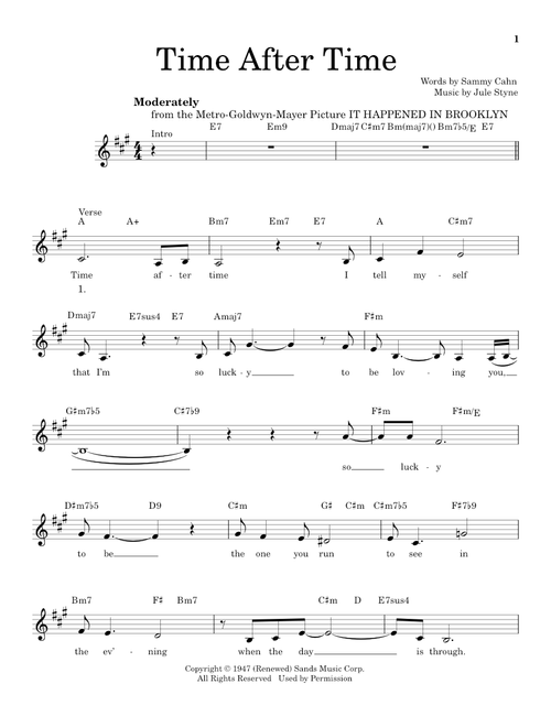 Time After Time - Frank Sinatra (Pro Vocal)
