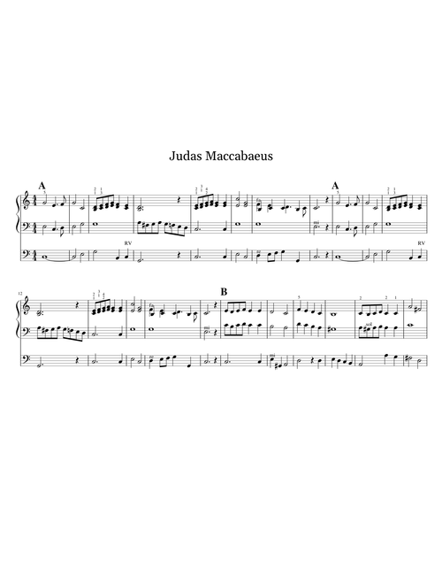 Judas Maccabaeus, HWV 63 – Georg Friedrich Händel