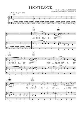 Free I Don't Dance by Carly Pearce & Lee Brice sheet music | Download PDF  or print on 