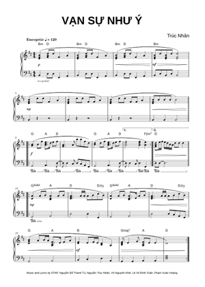 Vạn Sự Như Ý – Trúc Nhân Sheet Music for Piano (Solo) | MuseScore.com