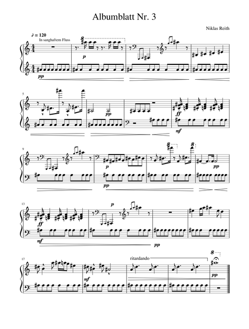 Albumblatt Nr. 3