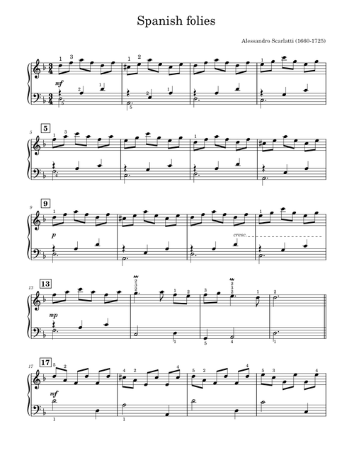 Spanish Folies – Alessandro Scarlatti