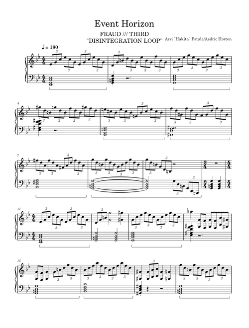 Piano - Event Horizon (Reach for the Sun and Burn! Burn! Burn!) – Heaven Pierce Her (ULTRAKILL)