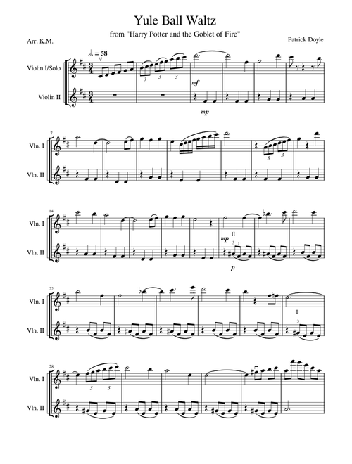 Potter Waltz – Patrick Doyle