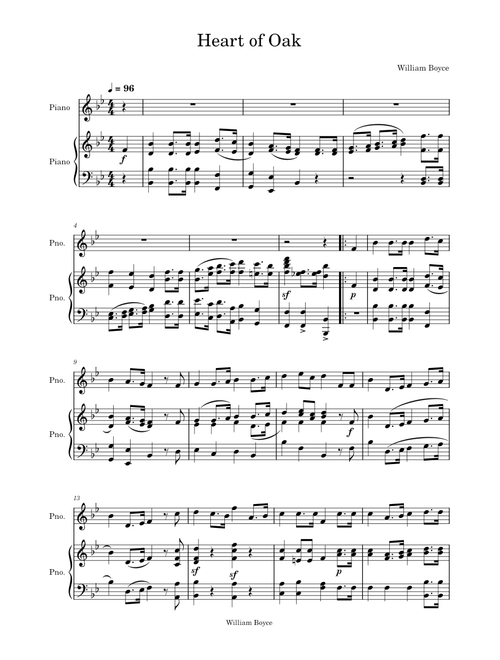 Heart of Oak – William Boyce